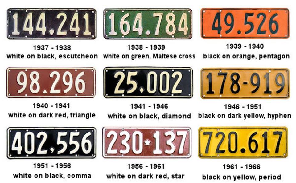 Name:  NZ Number plates #3, 1937 - 1966 - 64-66 permanent plates intro..jpg
Views: 2343
Size:  91.7 KB