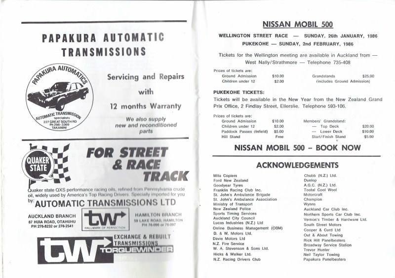 Name:  Motor racing Pukekohe #  1986 NZGP Programme Nissan Mobil ad P 18 19 R CCI30052019_0004 (800x564.jpg
Views: 658
Size:  132.0 KB