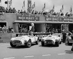 Name:  AH 100 #196 Nash Healey race #10 and #11 1953 Le Mans race Chris Dimmock archives .jpg
Views: 3463
Size:  12.8 KB