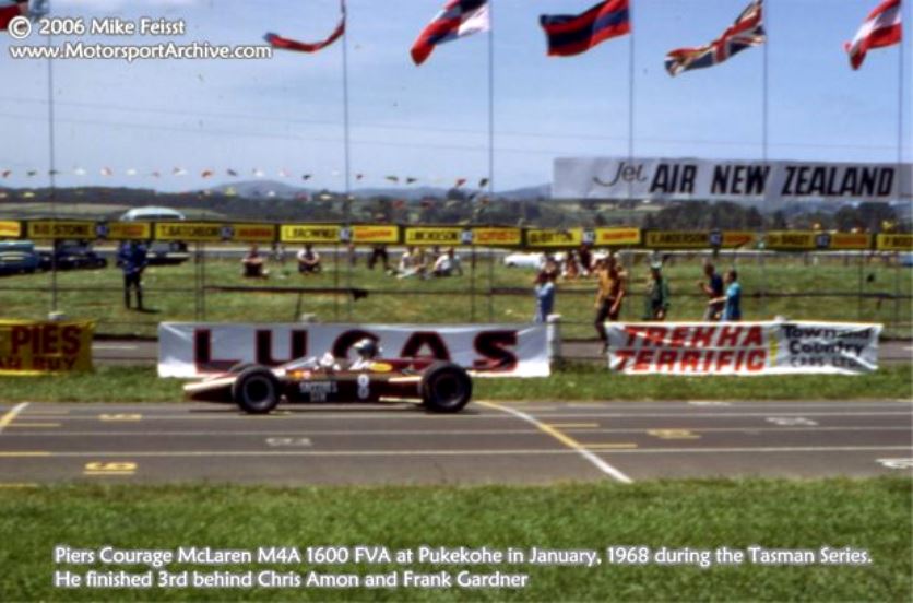 Name:  Piers Courage McLaren M4A FVA Pukekohe Jan 1968. (Mike Feisst photo ).jpg
Views: 1476
Size:  70.0 KB