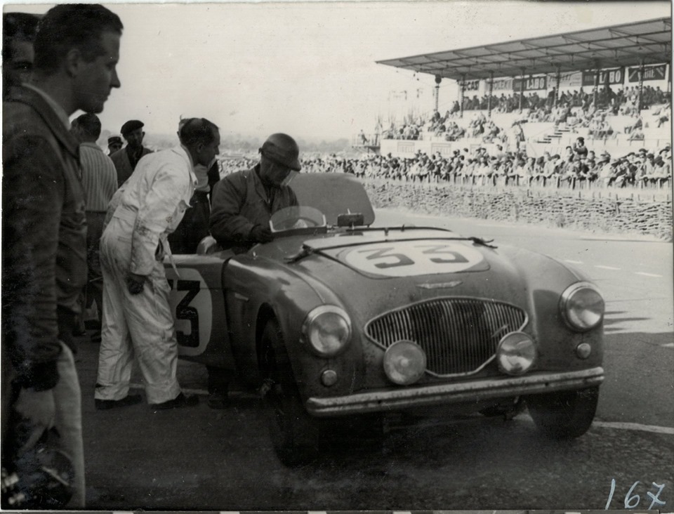 Name:  AH 100 #171 NOJ391 works car Le Mans 1953 K Stelk archives .jpg
Views: 3568
Size:  158.4 KB