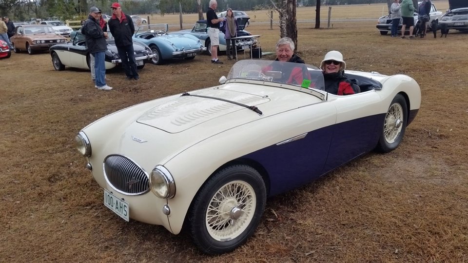 Name:  AH 100S #34 AHS3905 Joe Jarick's 100S Joe and Lyn in car August 2018 AHOCQ archives.jpg
Views: 2319
Size:  131.9 KB