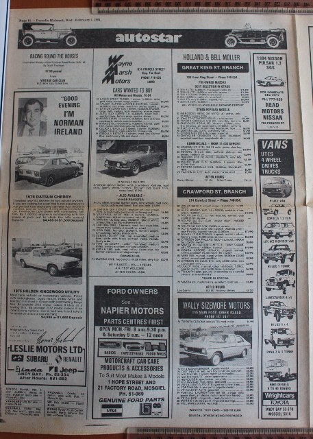 Name:  Motoring Books #244 Dunedin Weekly 1 Feb 84 car ads 1 2019_10_16_1074 (457x640).jpg
Views: 1011
Size:  147.4 KB