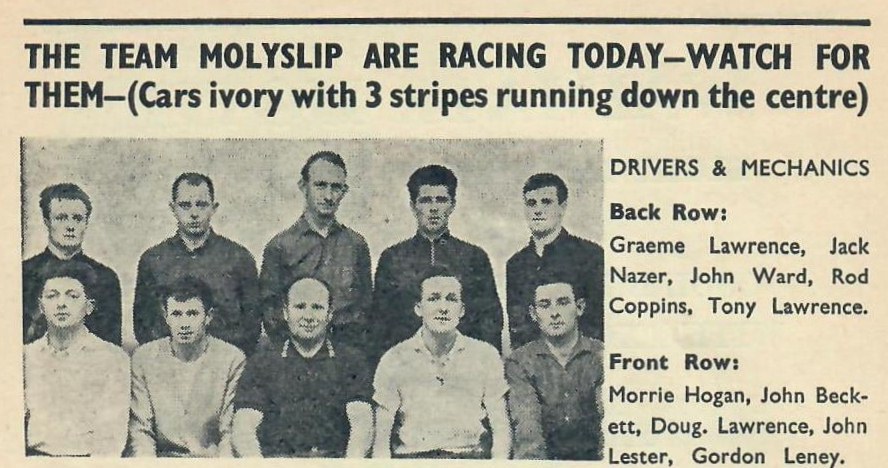 Name:  Motor Racing Pukekohe #121 1965 Team Molyslip Drivers and Mechanics Graham Woods .jpg
Views: 1521
Size:  143.2 KB