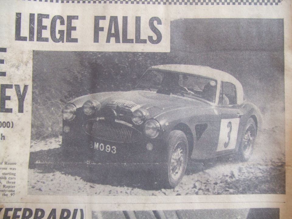 Name:  AH 3000 #355 Liege Sofia Liege Rally  1964 Rauno Aultonen Tony Ambrose won 21 finishers 97 start.jpg
Views: 1175
Size:  113.9 KB