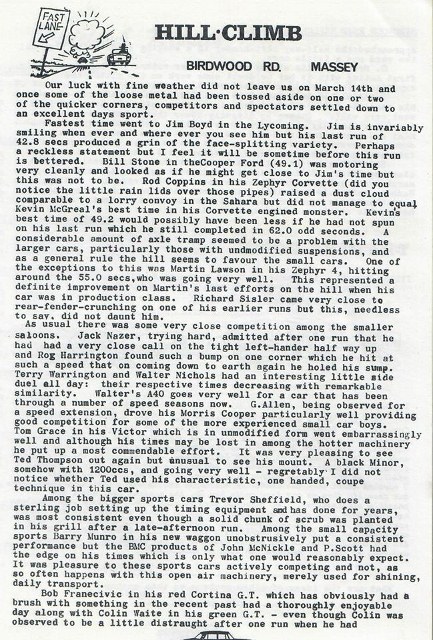 Name:  NSCC 1965 #15 Birdwood Road (Massey) hillclimb 14 Mar 1965 report P1 Club Torque Graham Woods  (.jpg
Views: 603
Size:  173.0 KB