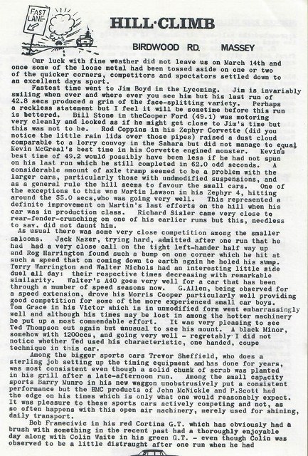 Name:  NSCC 1965 #15 Birdwood Road (Massey) hillclimb 14 Mar 1965 report P1 Club Torque Graham Woods  (.jpg
Views: 1011
Size:  173.0 KB