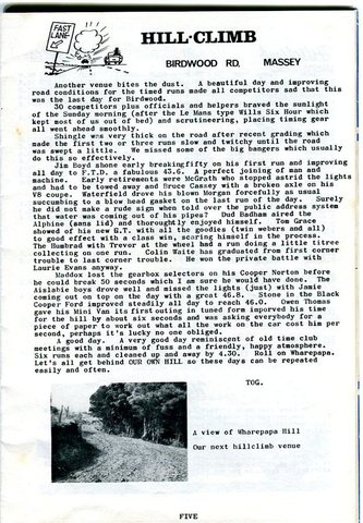 Name:  NSCC #247 1964 ! Birdwood Rd last  Hill Climb new venue Wharepapa Bob Homewood.jpg
Views: 1074
Size:  67.6 KB