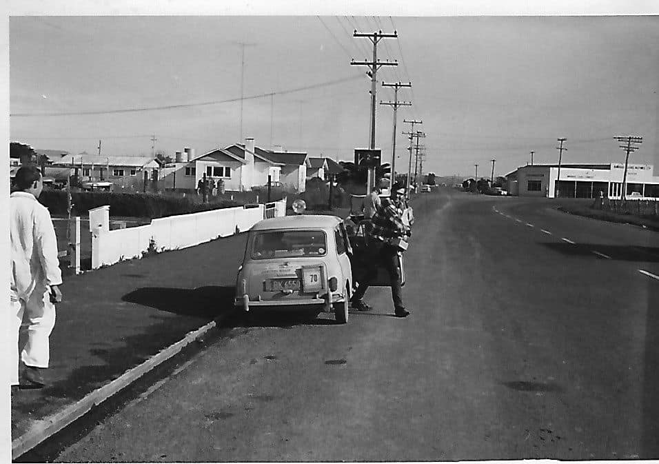 Name:  NSCC 1965 #33 Castrol Rally 1965 Control in  Ngatea. Yours truly John L Lawton .jpg
Views: 3273
Size:  62.9 KB