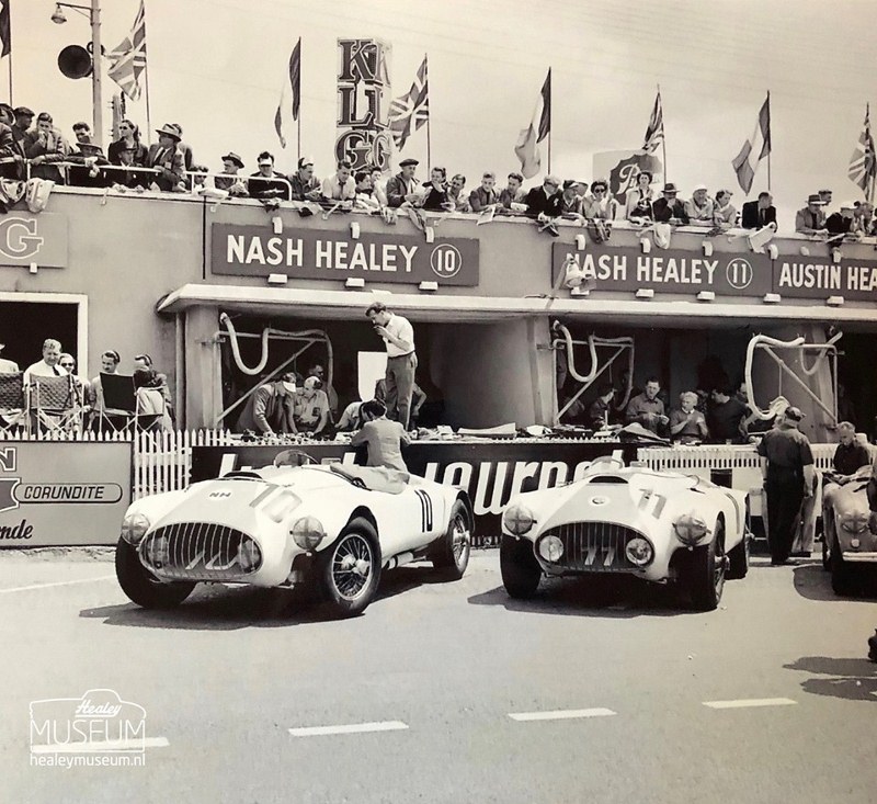 Name:  Nash Healey AH 100 #114 Nash Healey 10 and 11 1953 Le Mans Pits resize Healey Museum copy  (800x.jpg
Views: 1932
Size:  182.2 KB