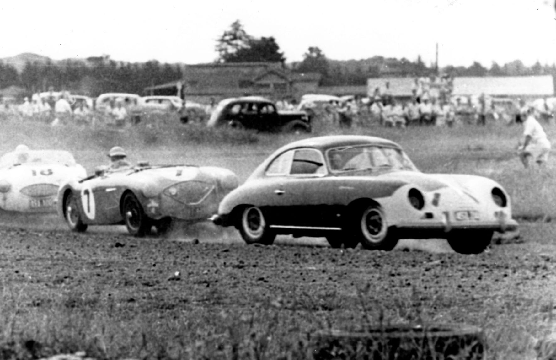 Name:  AH 100 #0005 First meeting at Levin 1956 Stringer Porsche John Seabrook 100 Ross Jensen 100S Cla.jpg
Views: 362
Size:  160.6 KB
