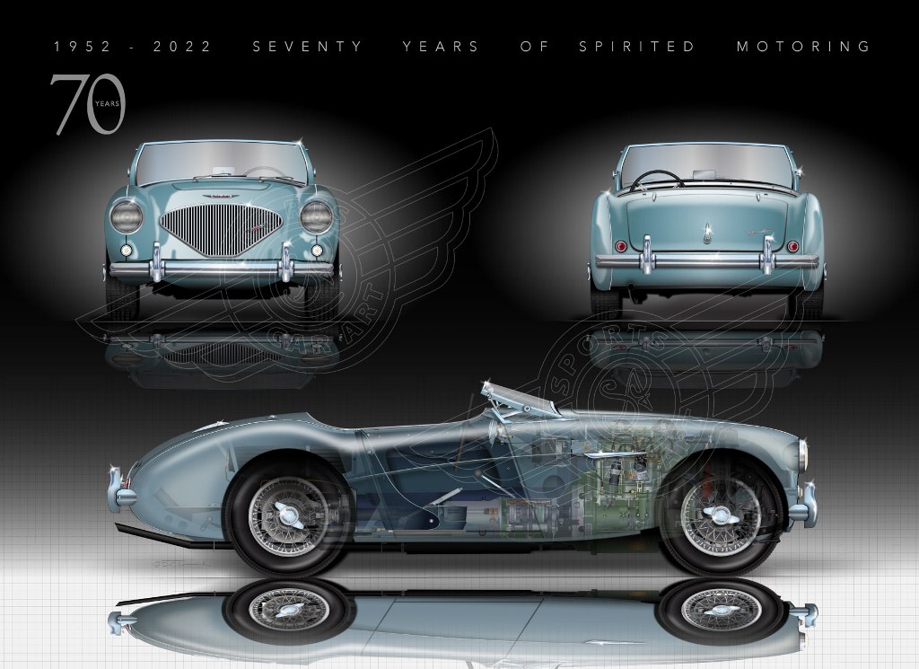Name:  AH 100 #006 D med AH 100 Poster 70th Anniversary 2022 Sports Car Art  (1024x745) (2).jpg
Views: 1002
Size:  171.3 KB