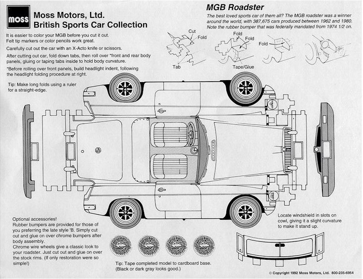 Name:  MG #004 MGB Roadster Cardboard Cut-out kit Moss Motors turned  (2).jpg
Views: 421
Size:  164.6 KB