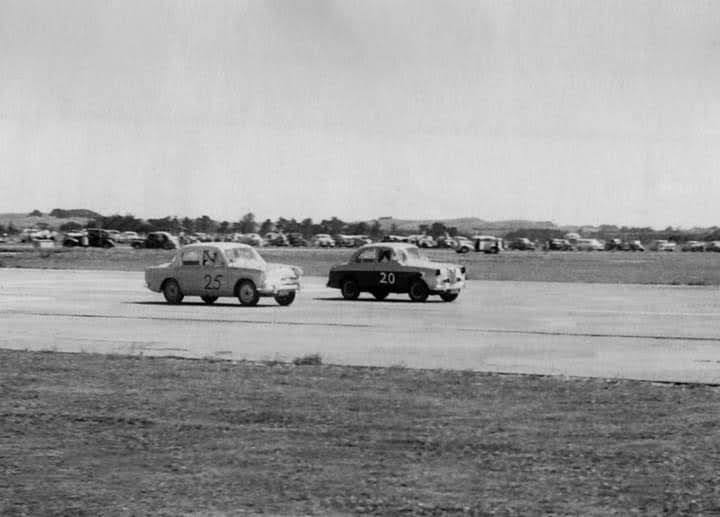 Name:  Ohakea 1961 #027 Humber 80 Maurice Larsen #25 Wolseley 1500 #20 R L Salmone Taupo Q on track RC .jpg
Views: 660
Size:  39.4 KB