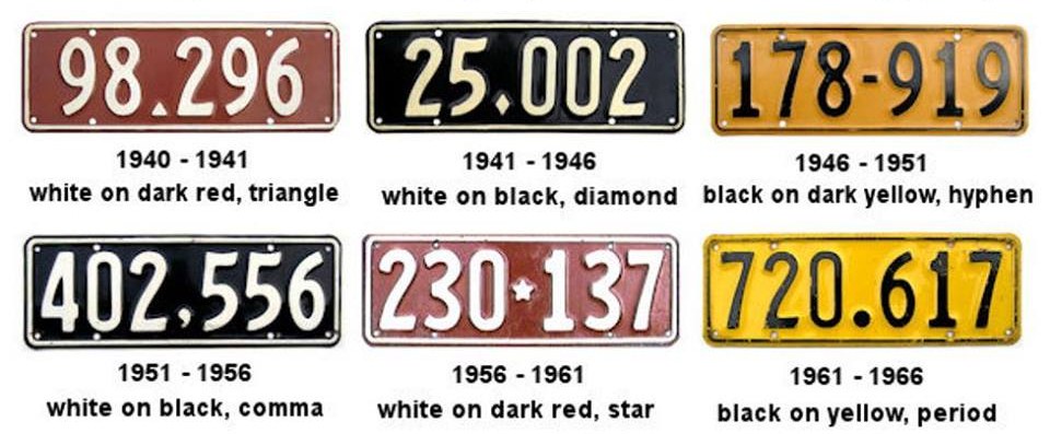 Name:  NZ Number plates #072 1937 - 1966 -1940 - 66 - 6 plates R Armstrong .jpg.jpg
Views: 281
Size:  127.6 KB