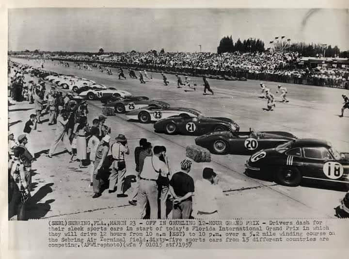 Name:  Sebring 1957 #017 Florida International 12 hour GP 23 Mar 1957 The start drivers running APWirep.jpg
Views: 234
Size:  62.6 KB