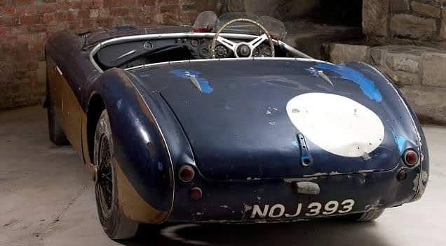 Name:  AH 100S #342 NOJ393 The works car Le Mans 1955 before recent restoration rear 3-4 Lhs .jpg
Views: 204
Size:  36.5 KB