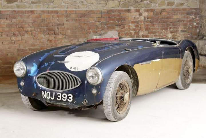 Name:  AH 100S #341 NOJ393 The works car Le Mans 1955 before recent restoration fr 3-4 Lhs .jpg
Views: 322
Size:  47.1 KB