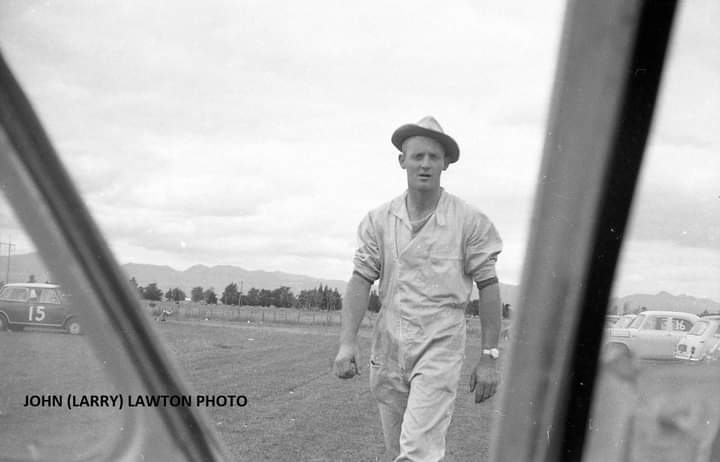 Name:  Motor Racing Kerepehi #022 TVCC 1967 Feb Doug Bremner w cars in background John Larry Lawton .jpg
Views: 366
Size:  29.9 KB