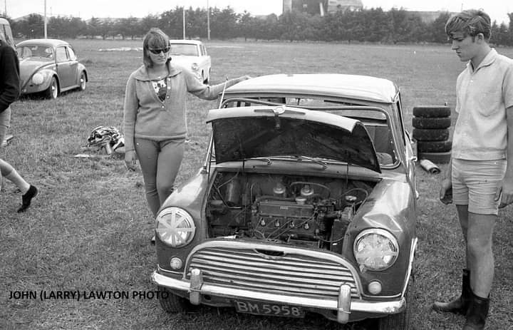 Name:  Motor Racing Kerepehi #021 TVCC 1967 Feb Mini after Roll Over - raced again later John Larry Law.jpg
Views: 752
Size:  61.2 KB