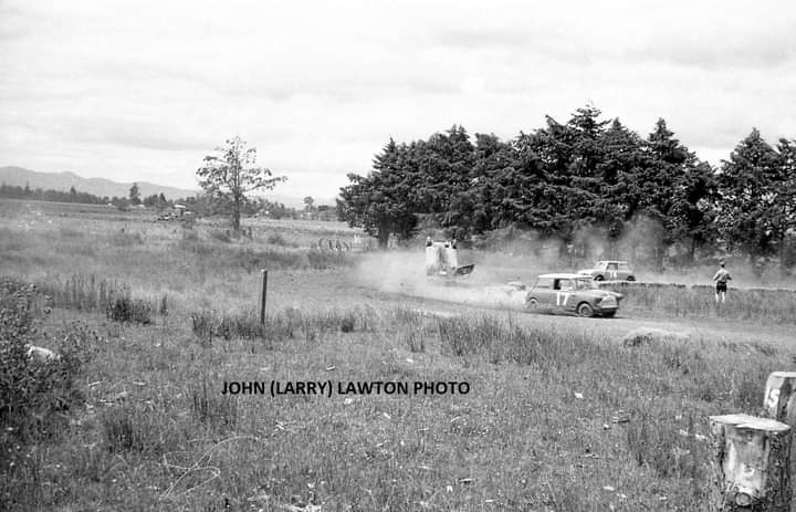 Name:  Motor Racing Kerepehi #015 TVCC 1967 Feb Mini rolling over #1 John Larry Lawton.jpg
Views: 781
Size:  54.7 KB
