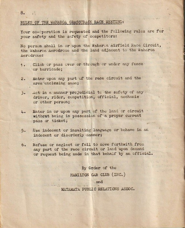 Name:  Hamilton CC 1966 #080 Waharoa Grass Track 19 Mar 1966 Programme Organiser Track Rules HCC WAHARO.jpg
Views: 283
Size:  160.9 KB