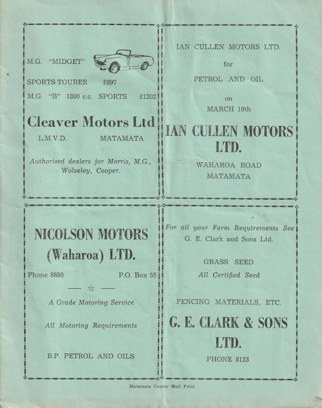 Name:  Hamilton CC 1966 #081 Waharoa Grass Track 19 Mar 1966 Programme Inside back Cover WAHAROA-11 Joh.jpg
Views: 311
Size:  140.4 KB