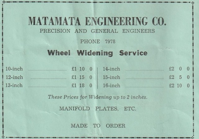 Name:  Hamilton CC 1966 #065 Waharoa Grass Track 19 Mar 1966 Advert Matamata Engineering Wide Wheels WA.jpg
Views: 311
Size:  92.9 KB