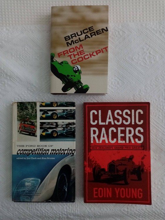 Name:  Motoring Books #0074 Bruce McLaren Ford Book Classic Racers Front covers   (563x750) (2).jpg
Views: 445
Size:  118.0 KB