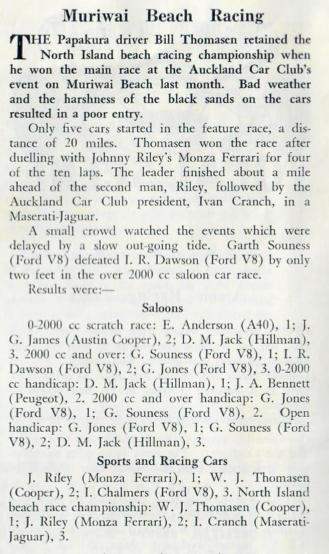 Name:  NSCC 1963 #111 ACC Muriwai Beach Races 1963 Motorman report Graham Woods .jpg
Views: 217
Size:  150.2 KB