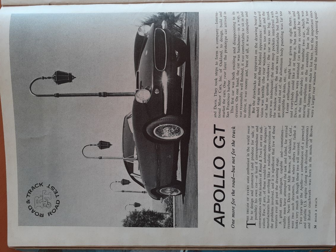 Name:  Motoring Books #616 Road and Track November 1963 Cover - Apollo GT - Buick article P1 page 34 17.jpg
Views: 521
Size:  179.3 KB