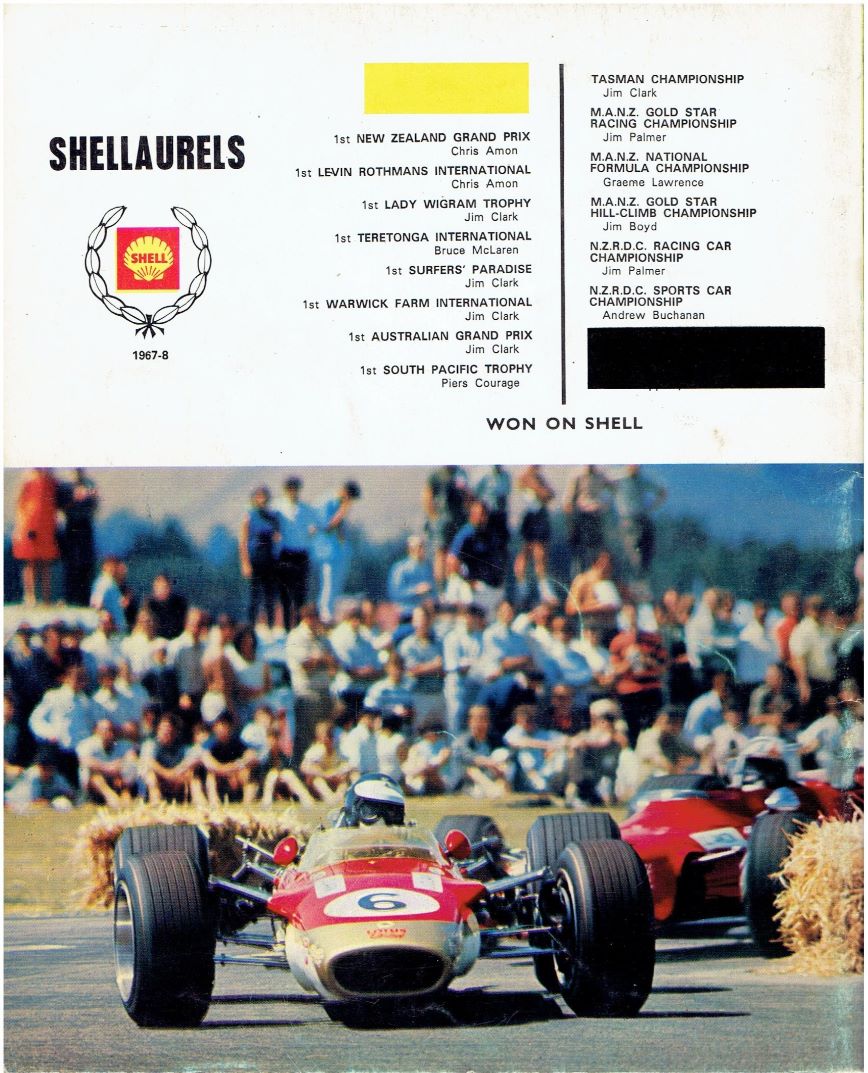 Name:  Motor Racing NZ #128 B 1968 Shell Book of New Zealand Motor Racing 6th Issue back Cover Rex Corb.jpg
Views: 358
Size:  178.9 KB