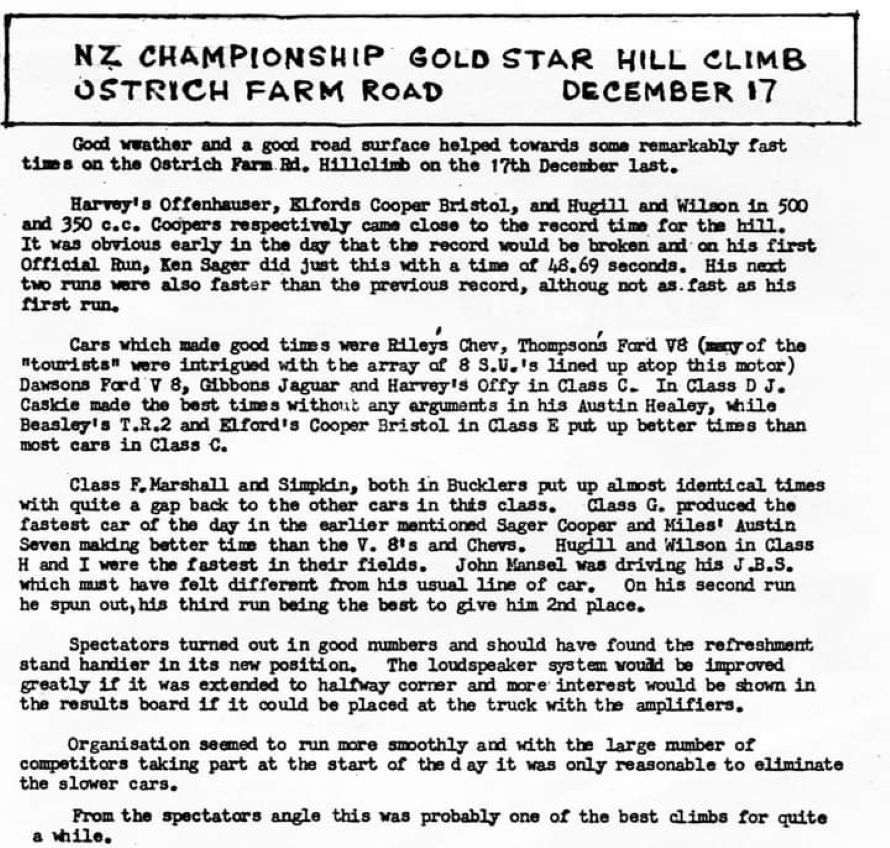 Name:  NSCC 1961 #015 December 17 1961 Ostrich Farm Road Gold Star Hill Climb report Club Torque 175kb .jpg
Views: 692
Size:  178.4 KB