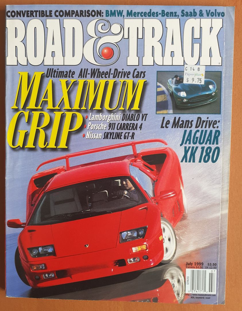 Name:  Motoring Books #622 Road and Track July 1999 Cover Vol 50 No 11 Ferrari Jaguar 178kb arch Roger .jpg
Views: 194
Size:  177.7 KB