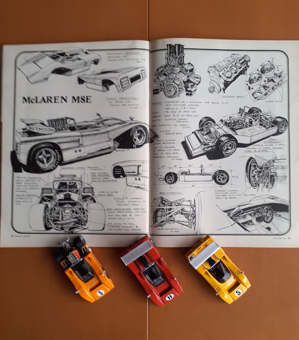 Name:  McLaren #080 Road and Track Aug 1971 Vol 22 No 12 pages 98 - 99 McLaren 8E Can-Am drawing Werner.jpg
Views: 155
Size:  179.0 KB
