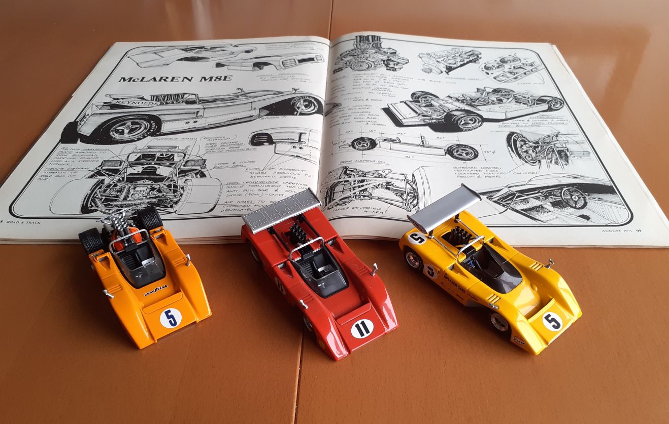 Name:  McLaren #081 Road and Track Aug 1971 Vol 22 No 12 pages 98 - 99 McLaren 8E Can-Am drawing Werner.jpg
Views: 153
Size:  179.5 KB