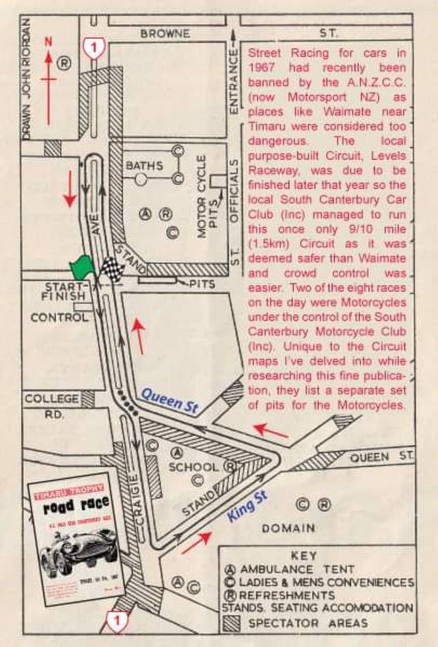 Name:  Timaru 1967 #148 Timaru 1967 Road Race Track Map from Programme with notes from Book Graeme Stap.jpg
Views: 172
Size:  179.4 KB
