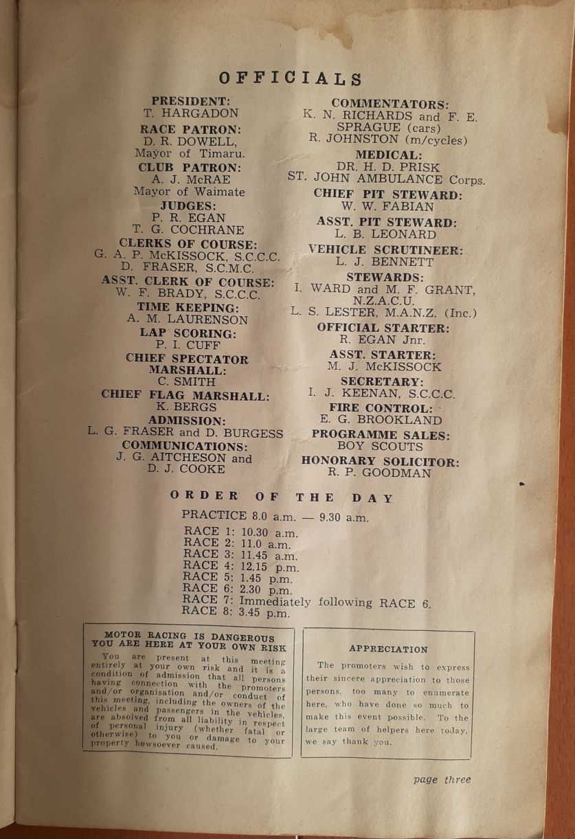 Name:  Timaru 1967 #123 Timaru Road Race 4 Feb 1967 List of Officials and Race schedule P 3 179kb Nic H.jpg
Views: 186
Size:  179.3 KB