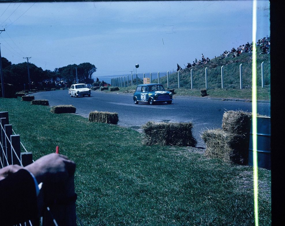 Name:  Paritutu 1965 #065 Mini Cooper 1275S Ron Brown #73 Evweld Team w Lotus Cortina photo Alan Boyle.jpg
Views: 94
Size:  179.5 KB