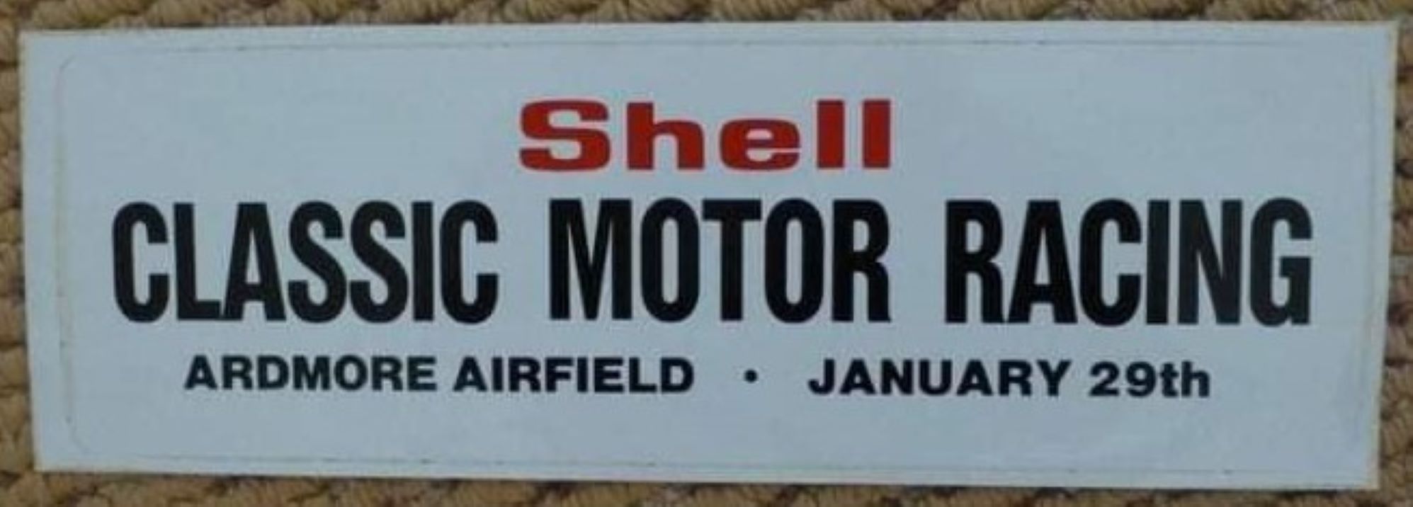 Name:  Ardmore 1989 #100 Reunion Meeting 29th Jan 1989 Classic Motor Racing Ardmore Airfield sticker 10.jpg
Views: 30
Size:  107.5 KB