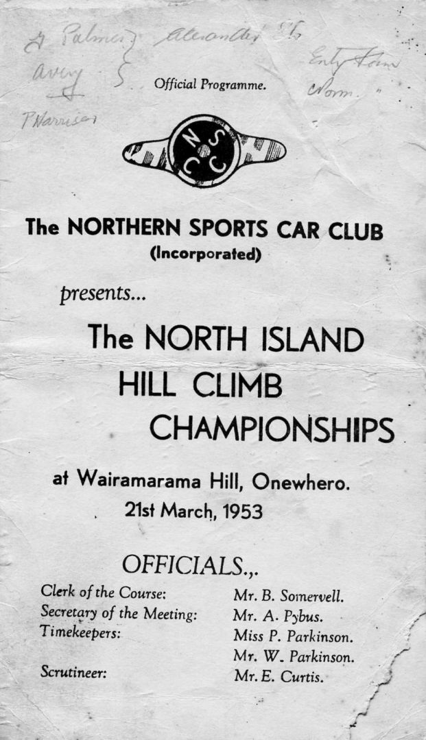 Name:  NSCC 1953 #053 NSCC Wairamarama North Island Champs Hillclimb 21 Mar 1953 Programme Cover BW Mil.jpg
Views: 34
Size:  136.0 KB