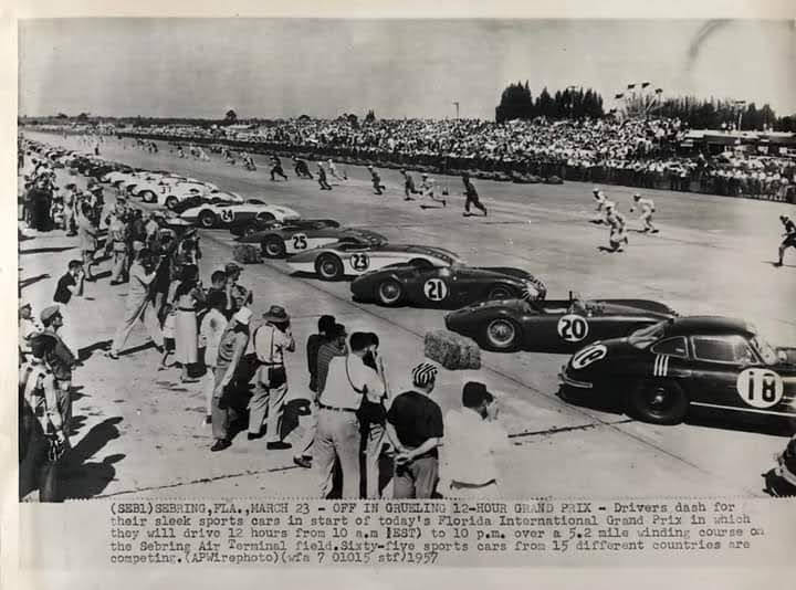 Name:  Sebring 1957 #017 Florida International 12 hour GP 23 Mar 1957 The start drivers running APWirep.jpg
Views: 77
Size:  62.6 KB