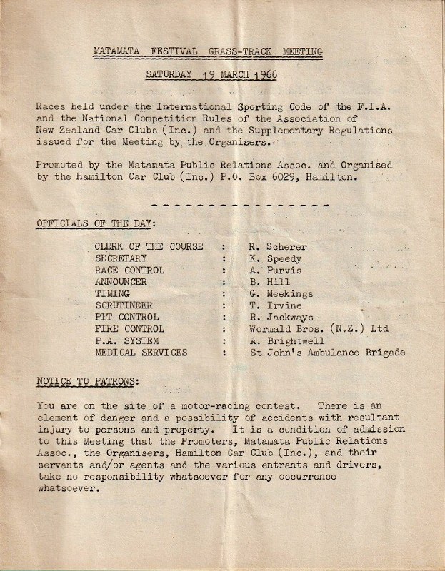 Name:  Hamilton CC 1966 #073 Waharoa Grass Track 19 Mar 1966 Programme Officials WAHAROA-3 John Climo (.jpg
Views: 291
Size:  191.8 KB